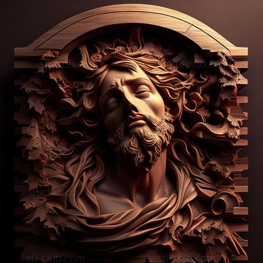 3D model st jesus (STL)